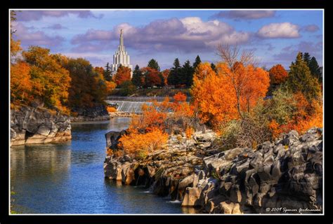 idaho falls temple  fall colors spencer goodmansen flickr