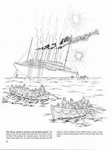 Titanic Sinking Signa Distress sketch template