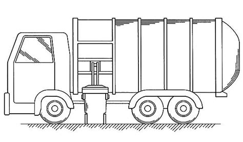 garbage truck coloring pages   print