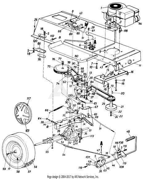 mtd hechinger mdl    parts diagram  parts