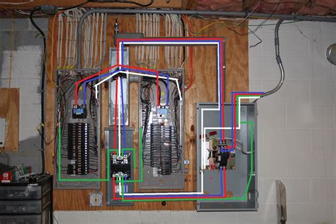 generac  amp transfer switch wiring diagram elegant generac  amp automatic transfer