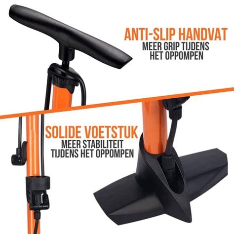 strex fietspomp drukmeter  bar bal pomp oranje  reviews