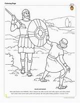Coloring Pages David Goliath Lds Preschool Bible Kids Thankful Ghost Color Holy God Made Sunbeam Jonathan Missionary Characters Print Sunday sketch template
