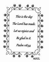 Psalm Psalms Rejoice Template sketch template