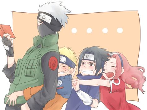 tags fanart naruto haruno sakura uzumaki naruto uchiha sasuke hatake kakashi pixiv team