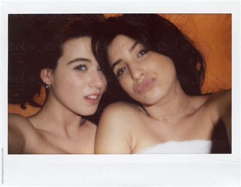 Close Up Of Sexy Girlfriends Making Faces At Camera By Guille Faingold