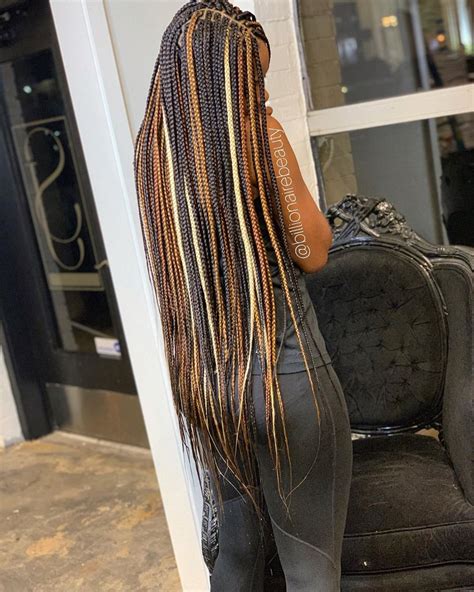 extended knotless box braids