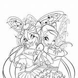 Winx Club Harmonix Coloring Pages Chọn Bảng Result sketch template