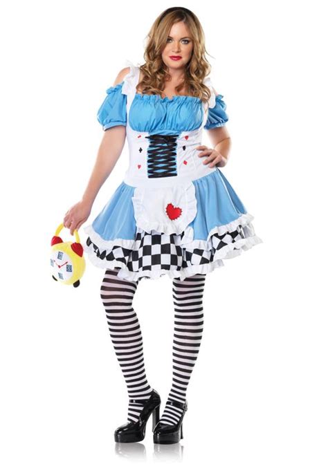 Plus Size Sexy Alice In Wonderland Dress Outfit Women S Adult Halloween