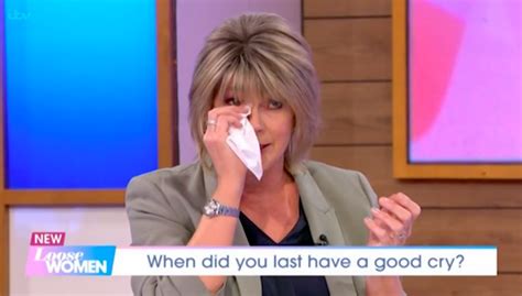 Ruth Langsford Reveals She Still Has Loud Snotty Cries In The Shower