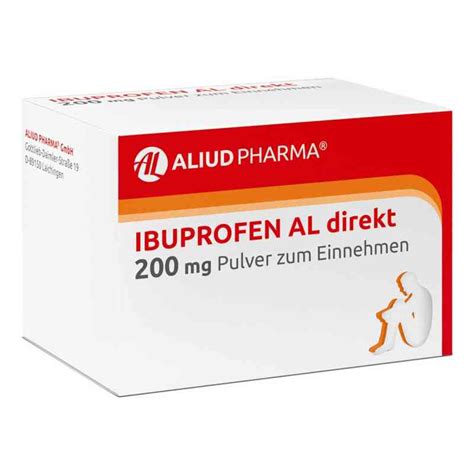 ibuprofen al direkt  mg pulver zum einnehmen  stk