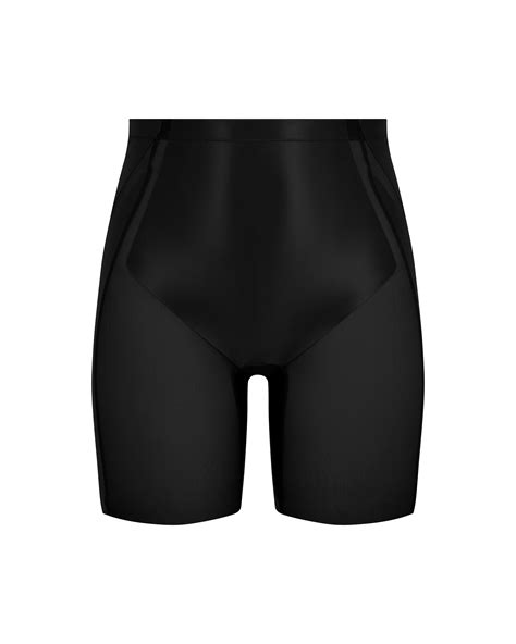 Spanx Booty Lifting Mid Thigh Short In Black Lyst