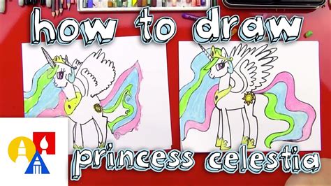 draw princess celestia youtube