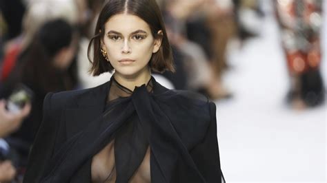 paris fashion week kaia gerber models for valentino nt news