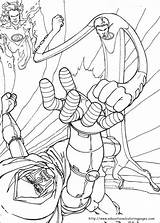 Fantastic Coloring Pages Mr Four Hellboy Printable Superheroes Fighting Drawing Getdrawings Getcolorings Color Colorings sketch template