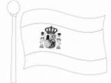 Spain Coloring Flag Spanish Ws sketch template