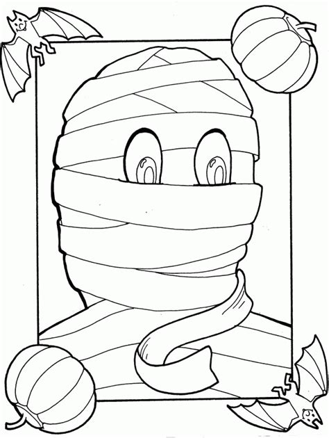 mummy coloring pages coloring home