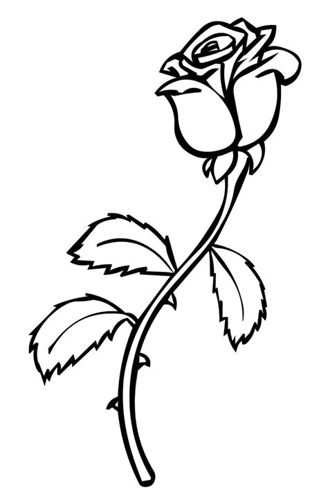 rose coloring pages gif