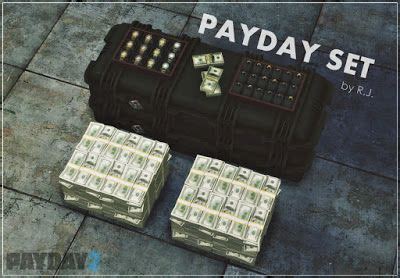 payday decorative money set  rjayden sims  game sims  game