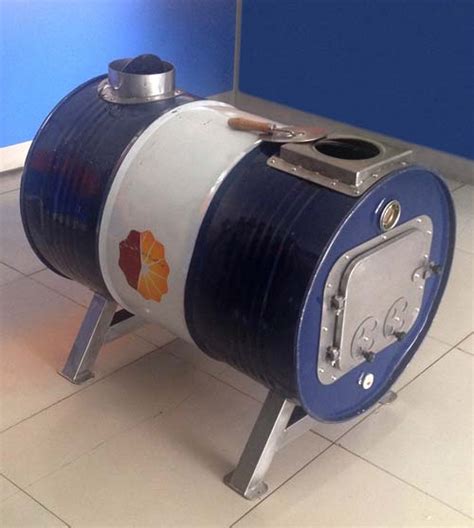 gallon drum barrel stove kit  create  camping stove  cook stove