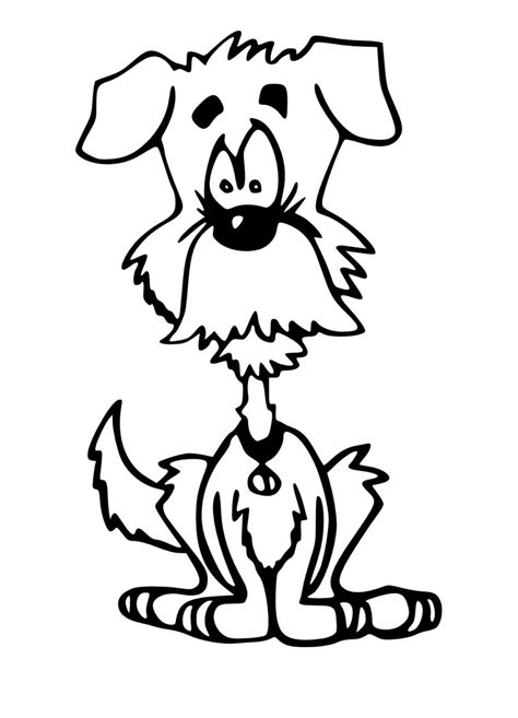 funny dog animal coloring pages  kids  print color