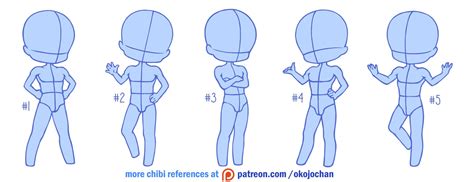 Chibi Poses Reference Chibi Base Set 8 By Nukababe On