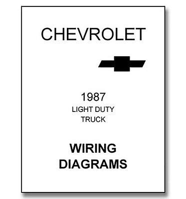 chevy truck wiring diagram ebay