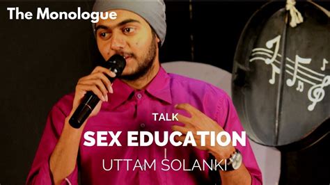 Sex Education A Taboo In India Uttam Solanki Standup Comedy The