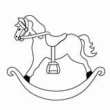 Rocking Horse Drawing Outline Clipart Coloring Baby Pages Chair Colouring Color Template Horses Drawings Print Getdrawings Choose Board Gif Sketch sketch template