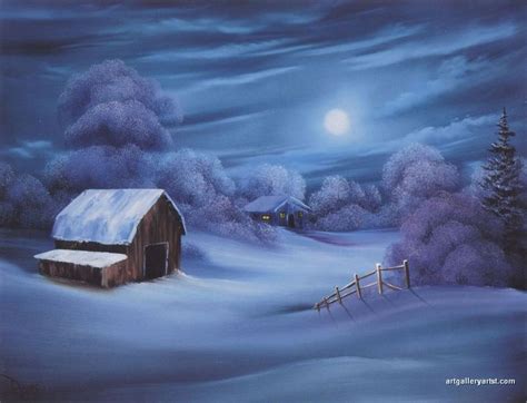 30 Best Images About Painting Winter Scenes On Pinterest