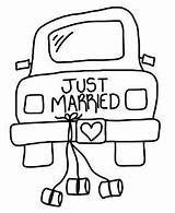 Just Married Car Clipart Clip Wedding Drawing Coloring Pages Moved Cliparts Hands Kids Auto Book Clipground Library Cre8tive Stamps Paintingvalley sketch template