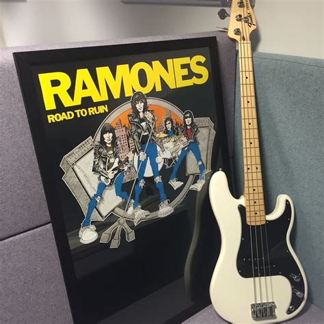 ramones rare sire punk promo poster for the 1978 road to