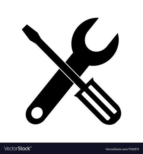 icon tools repair  machinery  electronic vector image