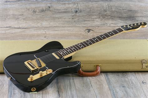 clean rare  fender telecaster collectors edition usa blackgold ohsc lovies guitars