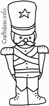 Soldier Toy Coloring Book Christmas Nutcracker Kids Sheets Craft Print Pages Soldiers Craftideas Info Color Printables Ornaments Crafts Ballet Templates sketch template
