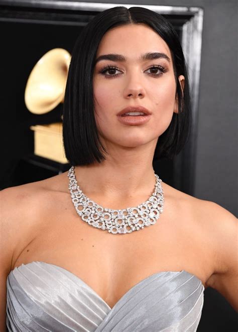 dua lipa arrives at the 61st annual grammy awards at