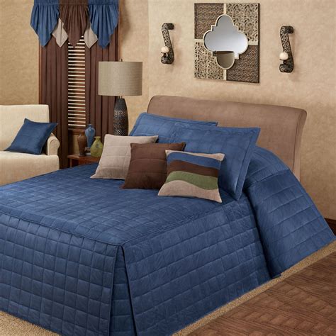 camden indigo grande oversized fitted bedspread bedding