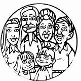 Famiglia Quadretto sketch template