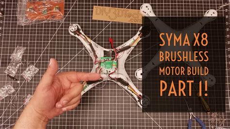 video drone syma  brushless motor  controler build part  youtube