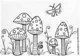 Toadstool Coloring Pages Gnome Printable Toadstools Drawing Fungi Fairy Bullet Sheets Print Colouring Colour Doodle Easy Getcolorings Getdrawings Gnomes Adult sketch template