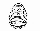 Easter Egg Coloring Decorate Coloringcrew sketch template