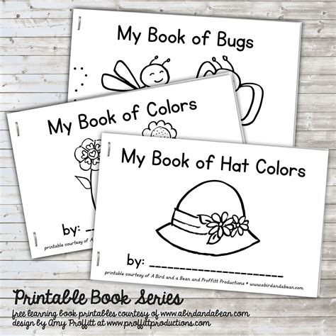 printable kindergarten level books