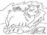 Fat Cat Coloring Pages sketch template