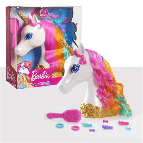 barbie dreamtopia unicorn styling head  pieces ages  walmart