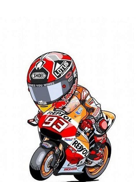 Keren 30 Gambar Sepeda Race Kartun Animated Marc Marquez