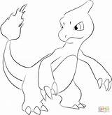 Coloring Charmeleon Pages Printable sketch template
