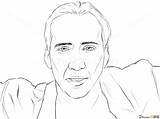 Draw Cage Actors Nicolas Famous Step Webmaster автором обновлено August Drawdoo sketch template