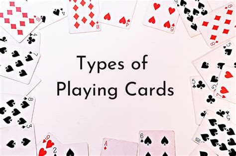 types  cards   deck  groupings explained ambitious  cards