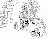 Ninjago Lego Bionicle sketch template