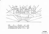 Faithful Bible Ingrandire Fai sketch template